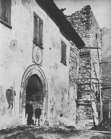 Castello di Gorzone nel 1920