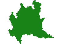 Cartina Lombardia Verde